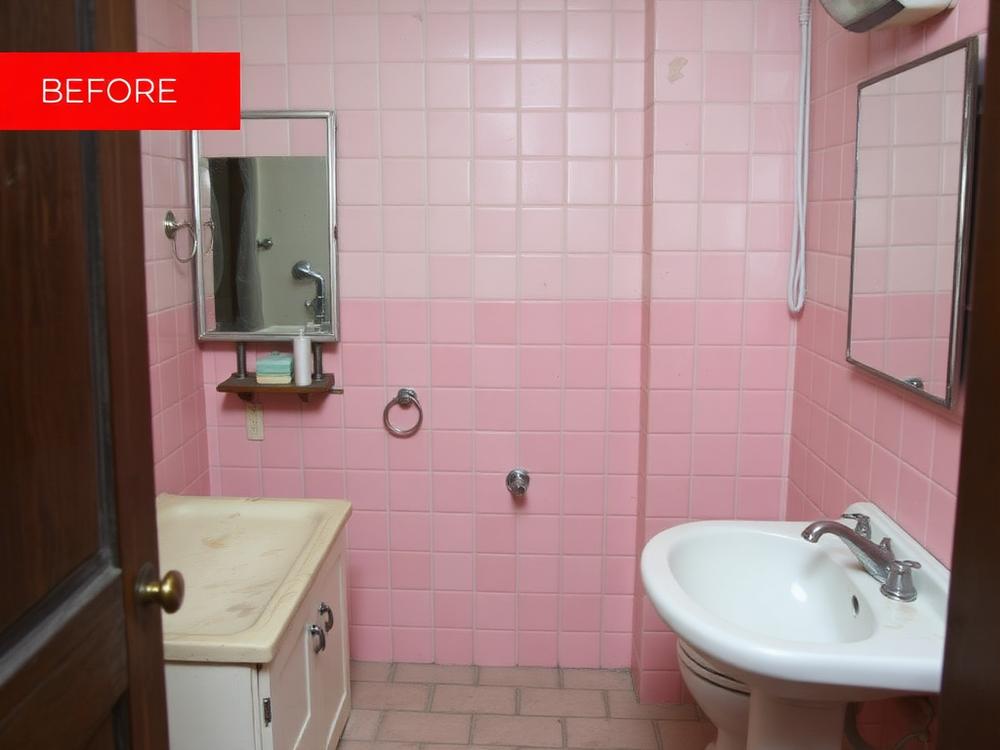 Before: Hackensack Master Bath, 4 weeks